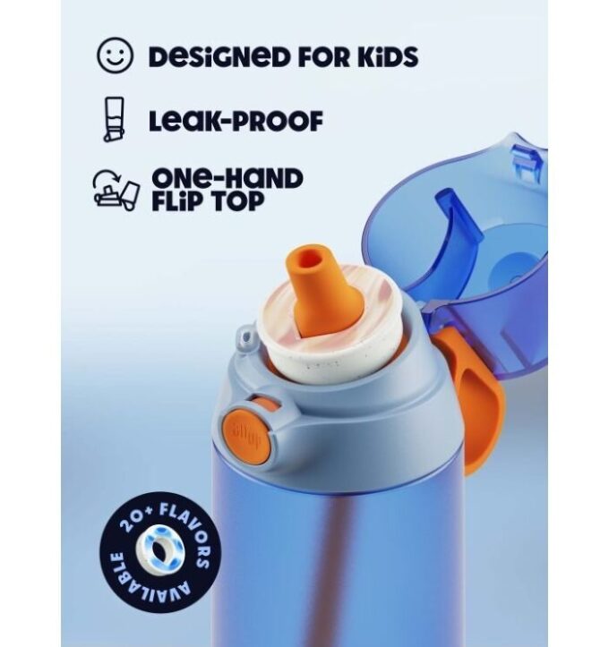 Borracce Sipper Dolphin Blue